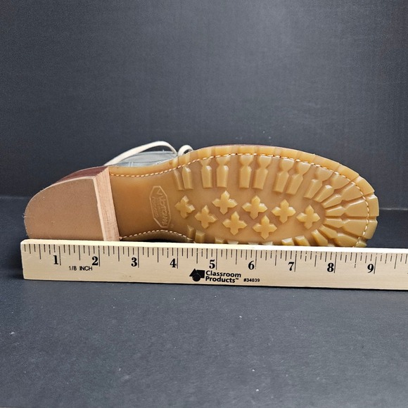 FRYE Women's Leather Sabrina Lace Up Ankle Boots Gray Size 6 Vibram Roccia SCUFF - Picture 13 of 15